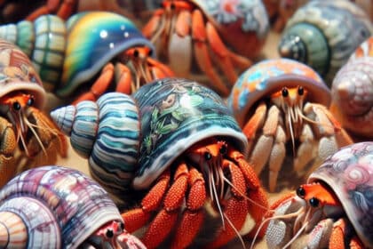 Ketahui Risiko Toksik Keindahan Warna Warni Cengkerang Terhadap Ketam Hermit