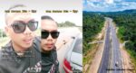 Lelaki Ini 'Sound' Pemandu Bawa Perlahan Di Lorong Kanan Jalan Pan Borneo