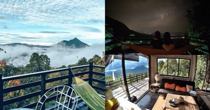 Mendung Escape Bau Tawar Penginapan Yang 'Cool' Atas Langit Ditemani Kabus Dan Bintang