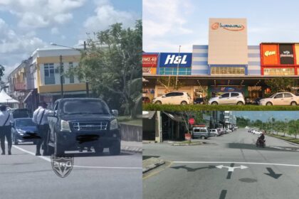 Netizen Puas Hati Lihat IPD Samarahan Tahan Pemandu Lawan Arus Di Aiman Mall