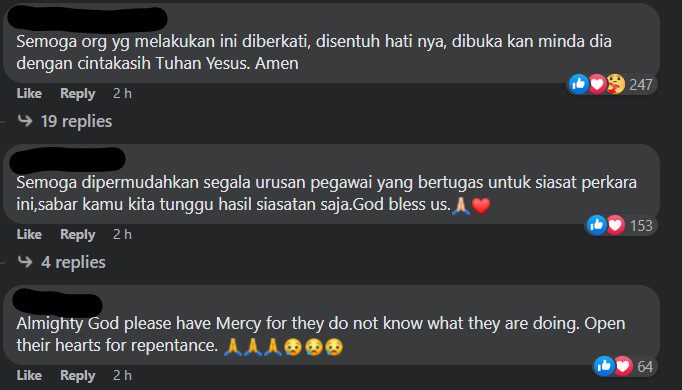 Patung Dan Salib Di Gereja Keningau Dirosakkan Orang, Komen Netizen Kristian Pula Tarik Perhatian