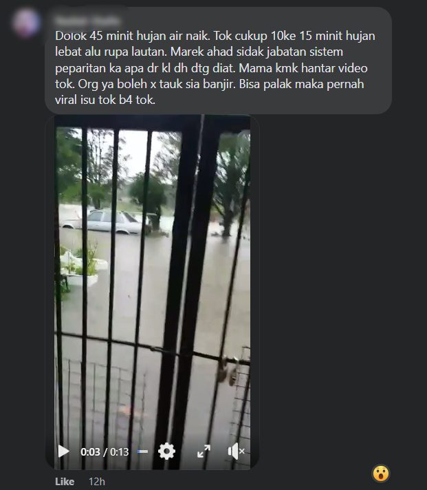 Sistem Perparitan Kecil Punca Kerap Banjir, Penduduk Muara Tuang Park Luah Rasa Kecewa