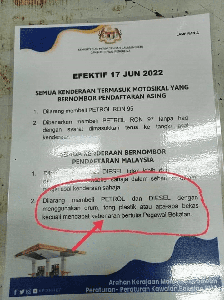Tular Isu Tidak Benarkan Isi Minyak Dalam Tong, Ini Rupanya Penjelasan KPDNHEP