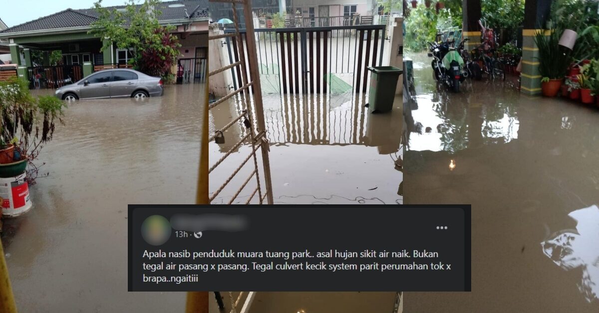 Sistem Perparitan Kecil Punca Kerap Banjir, Penduduk Muara Tuang Park Luah Rasa Kecewa