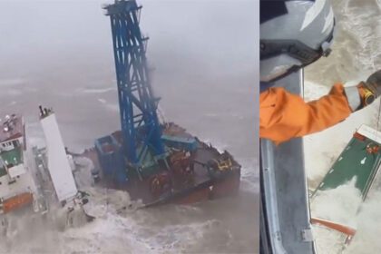 Kapal Offshore Di Hong Kong Karam Akibat Taufan, 27 Orang Masih Belum Ditemui
