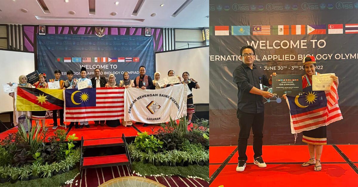 Pelajar SM Sains Kuching Berjaya Raih Pingat Di Olympiad Biology 2022 Bali