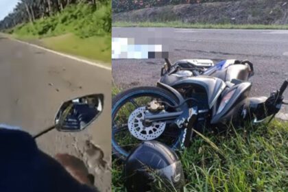 Seorang Wanita Maut Dalam Kemalangan Jalan Raya, 'Livestream' Rakam Kejadian