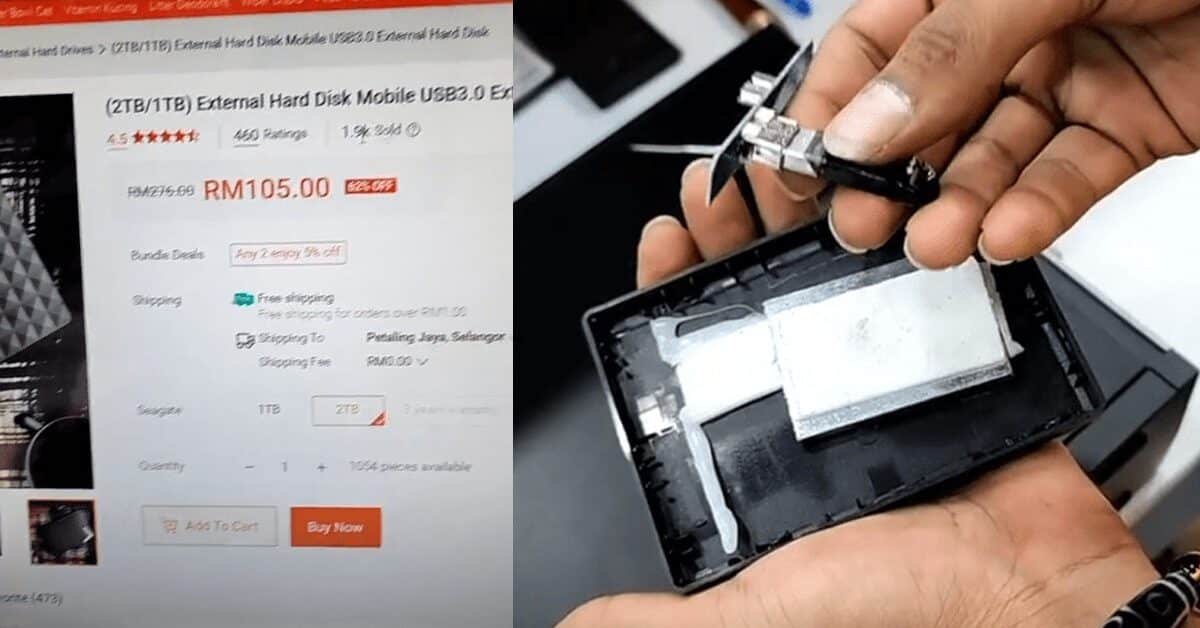 Hati-Hati Beli Hard Disk Murah Di Shopee, Rupa-Rupanya Cuma Pendrive