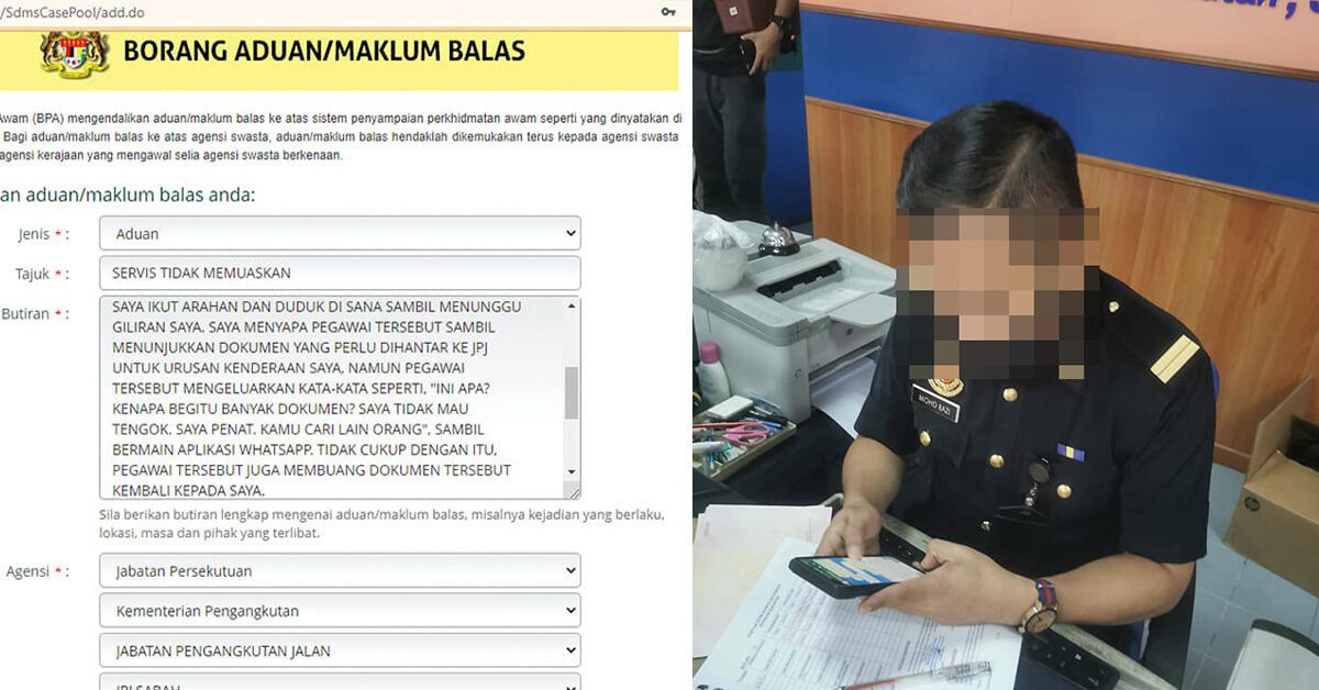 Lelaki Ini Enggan Dilayan Pegawai JPJ Di Kota Kinabalu Atas Alasan Dokumen Terlalu Banyak