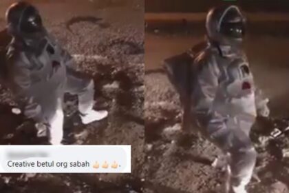[VIDEO] Gelagat 'Angkasawan' Sabahan Jejak Kaki Di Bulan Ini Buat Netizen Tak Kering Gusi
