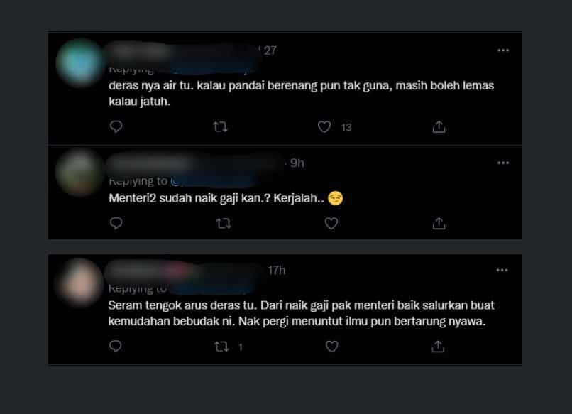 [VIDEO] Tular Pelajar Sekolah Di Sabah Terpaksa Panjat Paip Lintas Sungai Deras