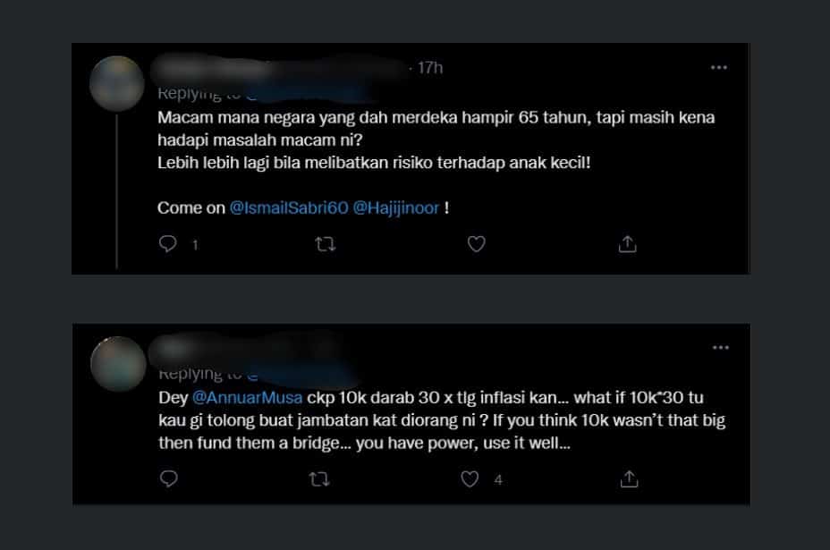 [VIDEO] Tular Pelajar Sekolah Di Sabah Terpaksa Panjat Paip Lintas Sungai Deras