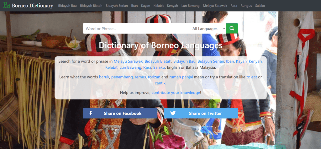 5 Sebab Mengapa Borneo Dictionary, Kamus Etnik Peribumi Ini Sangat Awesome
