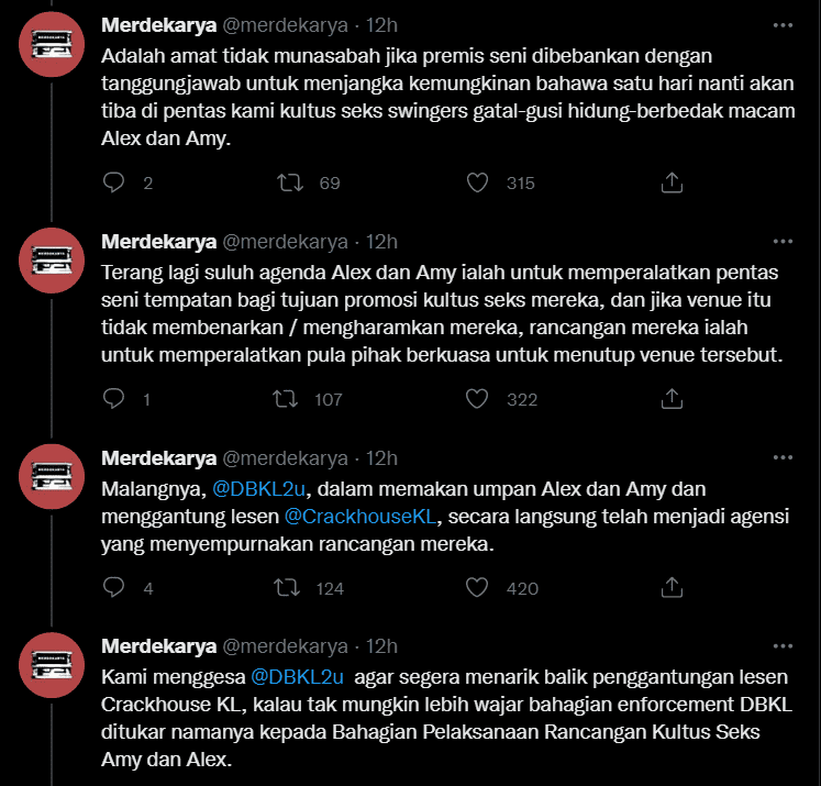Pemilik Bar Dedah Pasangan Wanita Hina Islam Pernah Hantar Ugutan Bunuh