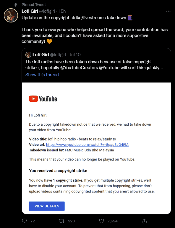 Tuntut Hakcipta Palsu, YouTube Tamatkan Akaun Syarikat Rakaman Malaysia