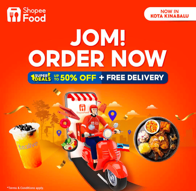 Tempah Makanan Kini Di Hujung Jari, ShopeeFood Sudah Sampai Di Kota Kinabalu