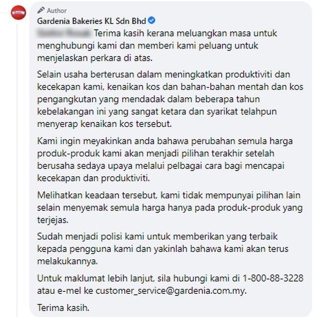 Tiada Lagi Bawah RM 1, Roti Gardenia Bakal Naik Harga Mulai 1 September
