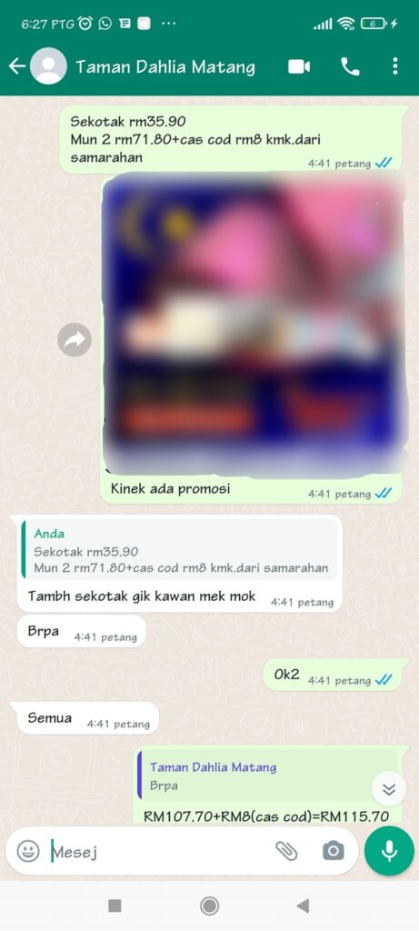 Bazir Masa Dan Duit Minyak, Wanita Samarahan Luah Dirinya Ditipu Dan Dimaki Oleh Pembeli