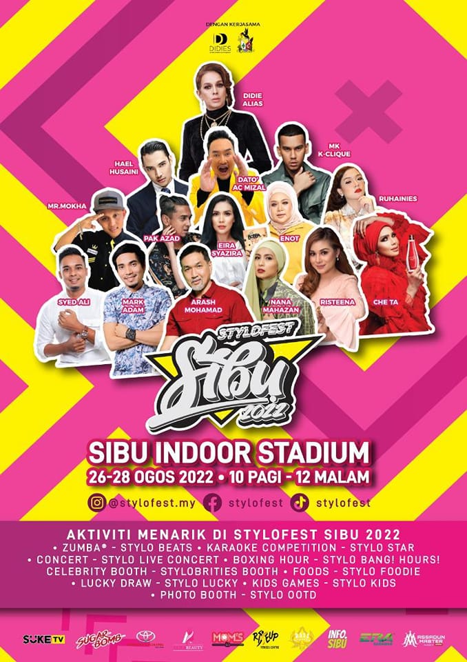 Menarik Di Sibu, Event Stylofest Sibu 2022 Bakal Diadakan Bermula Pada Hujung Minggu Ini