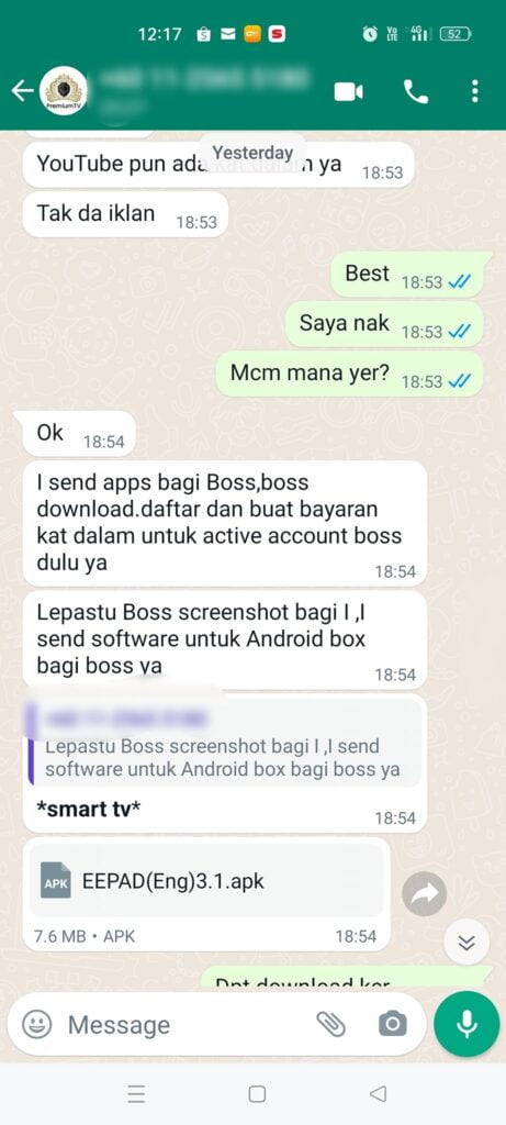 'Scam' Jual IPTV, Wanita Dari Kuching Ini Dedah 'Hilang' Lebih RM 21 Ribu