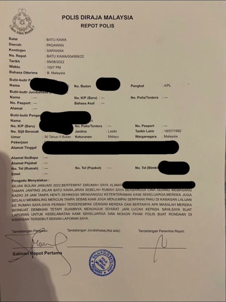 Jiran Psikopat Pasang Lagu Kuat 24 Jam, Siap Tabur Paku Pada Halaman Rumah Di Batu Kawa