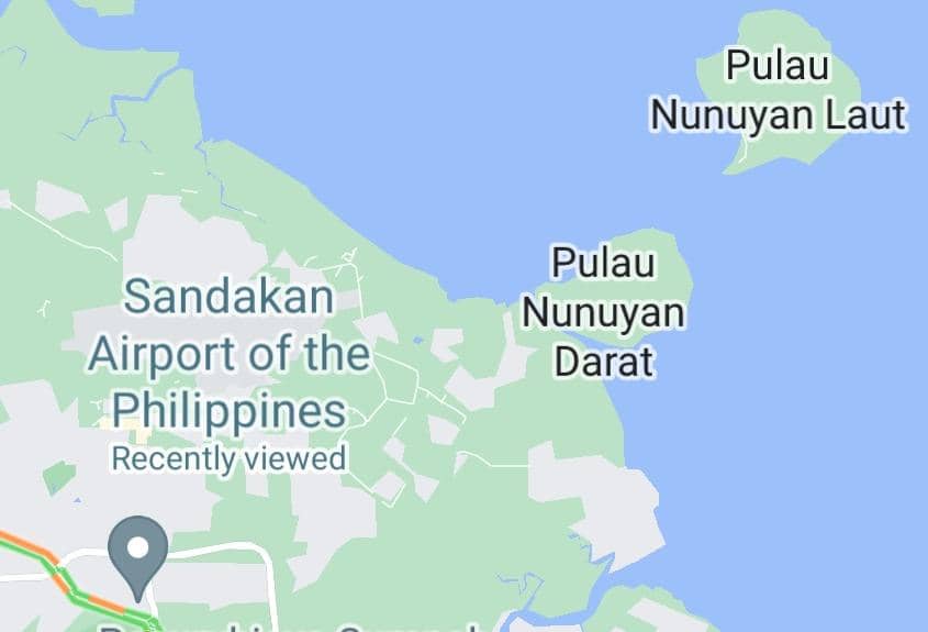 Airport Sandakan Ditukar Lokasi Ke Filipina Dalam Google Maps, Cetus Kemarahan Warga Sabah