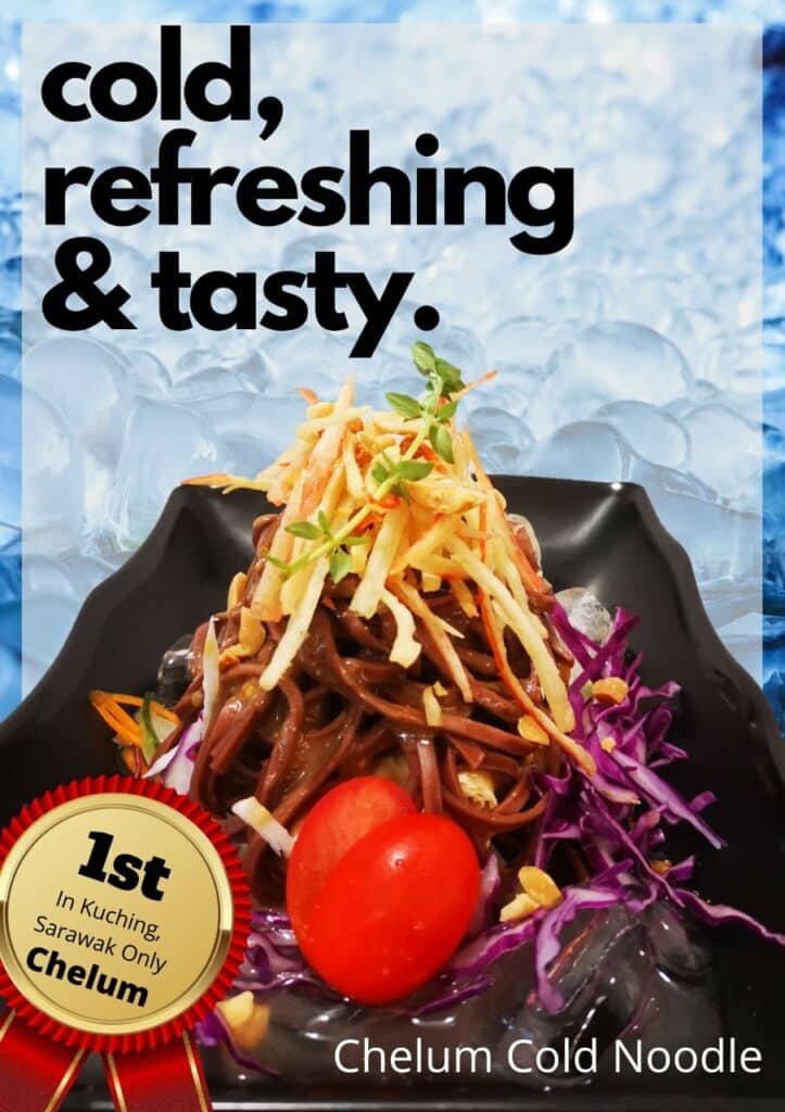 'Mul Naengmyeon Sarawak', Chelum Chocolate Cafe Hidang 'Cold Noodles' Inspirasi Daripada Korea