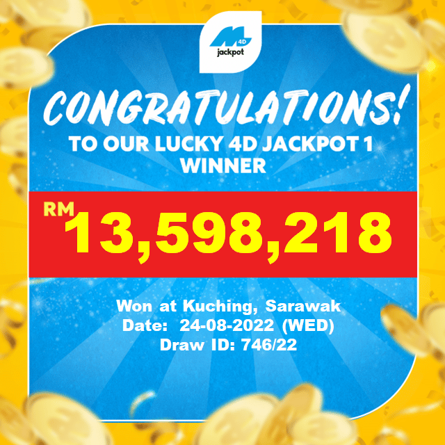 Menang Jackpot 4D, Individu Dari Batu Lintang Ini Peroleh Hadiah RM13.5 Juta