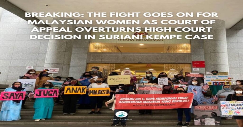 Tuntutan Ditolak, Family Frontiers Fail Rayuan Isu Kerakyatan Anak Lahir Luar Negara