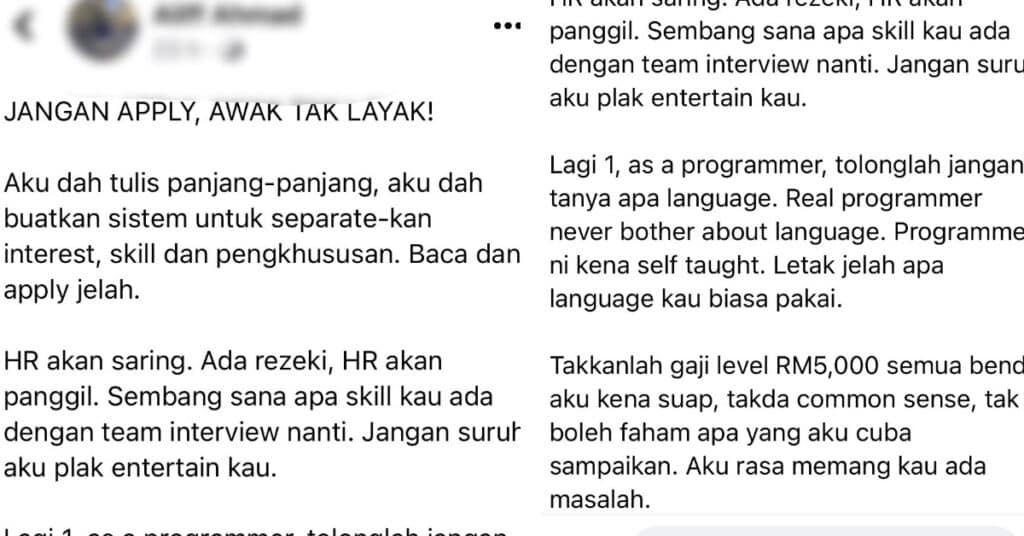 Gara-Gara Tanya Soalan, Cara Majikan Balas Fresh Graduate Ini Buat Netizen Kurang Senang