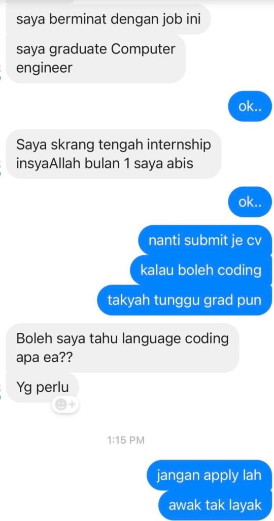 Gara-Gara Tanya Soalan, Cara Majikan Balas Fresh Graduate Ini Buat Netizen Kurang Senang