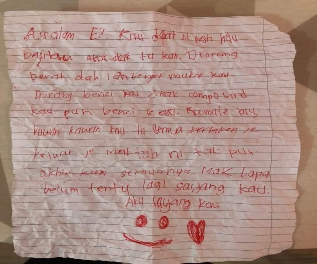 Rentetan Kisah Buli Ada Unsur 'Pemujaan', Lelaki Ini Rungkai Kejanggalan Surat Untuk El