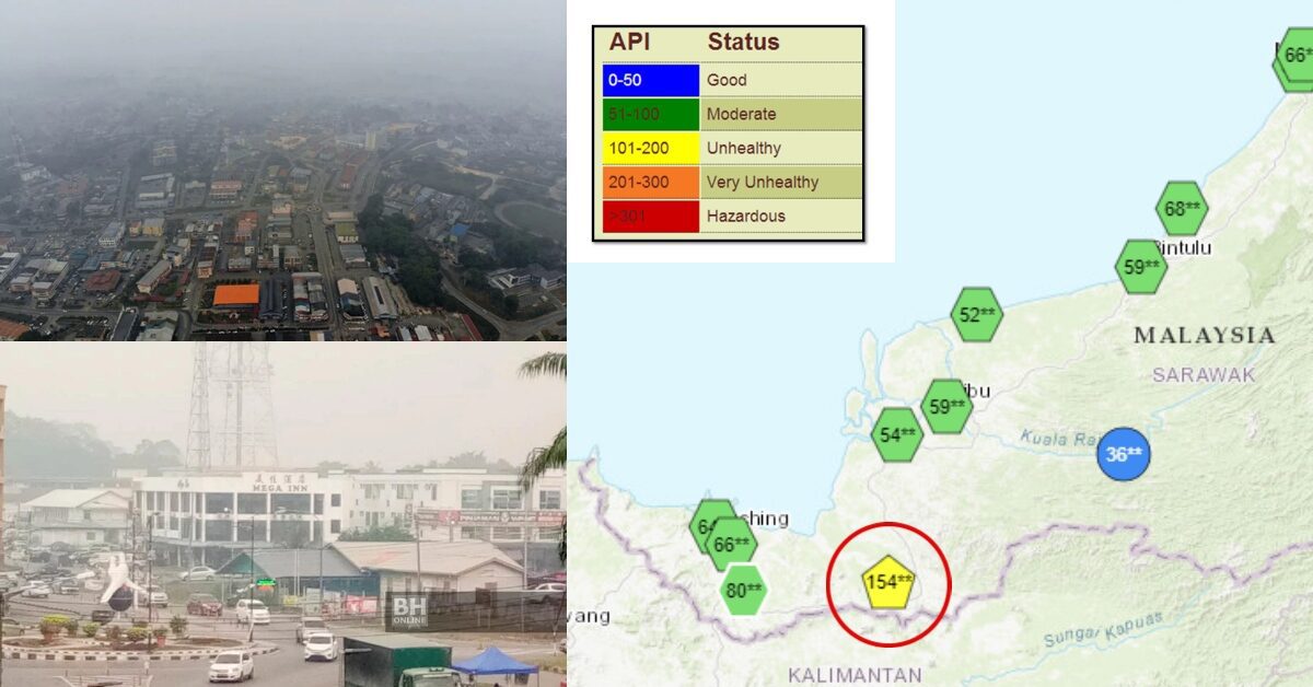Bacaan IPU Hingga 154, Keadaan Berjerebu Punca Sri Aman Catat Pencemaran Udara Tidak Sihat