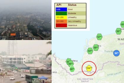 Bacaan IPU Hingga 154, Keadaan Berjerebu Punca Sri Aman Catat Pencemaran Udara Tidak Sihat