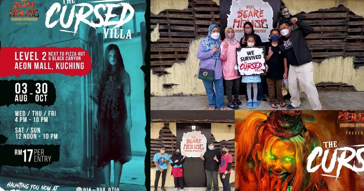 Berlangsung Sehingga Oktober Ini, Cabar Diri Anda Ke Rumah Hantu 'The Cursed Villa'