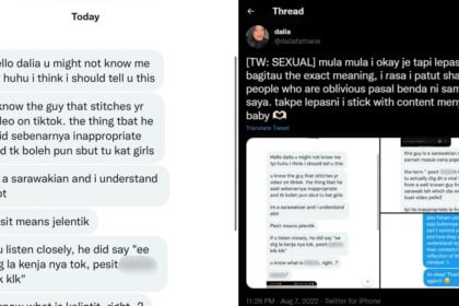 Buat Lawak lucah Kepada Gadis, Netizen Anggap Tiktoker Sarawak Ini Biadap
