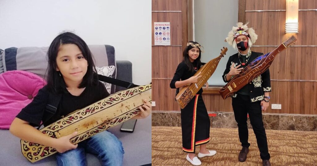 Kecil-Kecil Cili Api, Kenali Nikita Sarna Pemain Sape Termuda Sarawak