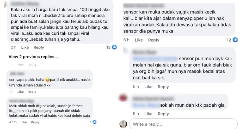 Kanak-Kanak Di Miri Kantoi Curi Pod, Respon Netizen Tidak Pernah Mengecewakan