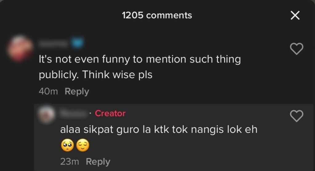 Buat Lawak lucah Kepada Gadis, Netizen Anggap Tiktoker Sarawak Ini Biadap