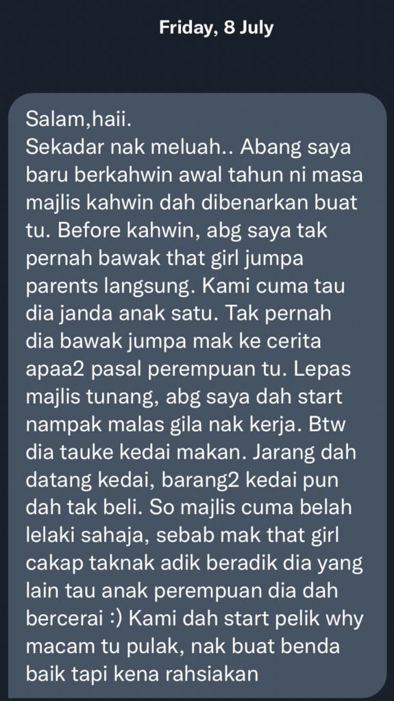 Ibu Terpaksa Pinjam Ah Long RM 20K Bayar Majlis Nikah, Anak Siap Honeymoon Di Sabah