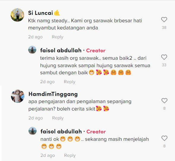 Kayuh Basikal Jelajah Sarawak, Kegigihan Pemuda Kedah Ini Raih Perhatian Ramai