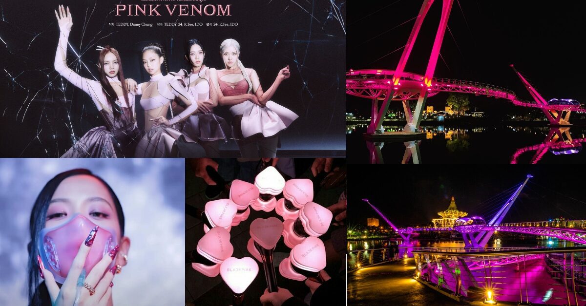 Kepada Peminat Blackpink, Blink Mengadakan Pink Venom Event Di Jambatan Darul Hana Kuching