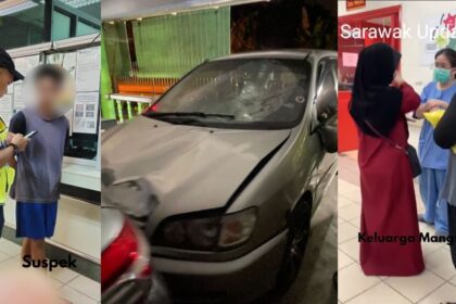 Langgar Lari 5 Orang Kanak-Kanak, Pemandu Mabuk Di Sarikei Berjaya Ditangkap