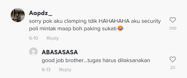 'Terbang Duit' - Kereta Bersusun Kena 'Clamp' Di Poli Kuching Raih Perhatian Netizen