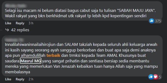 Bapa Di Marudu Ini Terpaksa Gendong Jenazah Bayi, Jalan Kaki 1 Jam Akibat Jalan Buruk