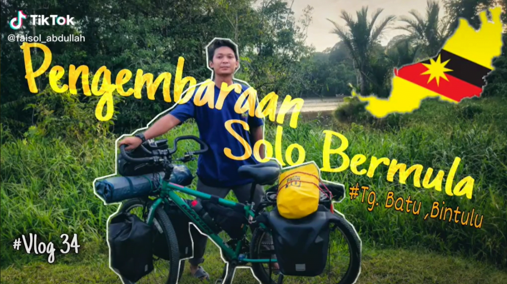 Kayuh Basikal Jelajah Sarawak, Kegigihan Pemuda Kedah Ini Raih Perhatian Ramai
