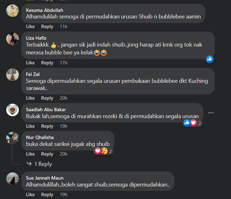 Pelawak Shuib Sepahtu Tanya Pendapat Buka Cawangan Bubblebee di Sarawak, Ini Reaksi Netizen