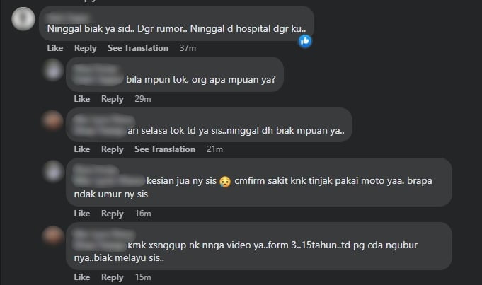 Lumba Haram Motosikal Di Atas Jalan, Dua Remaja Pula Jadi Mangsa Kemalangan Di Miri