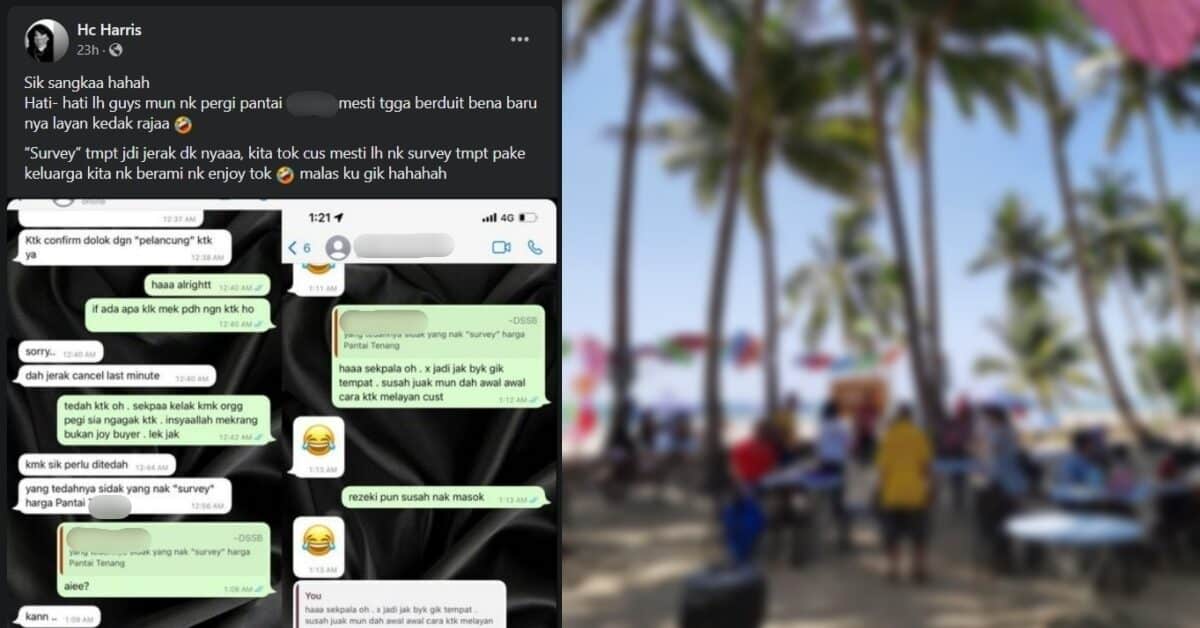 Luah Servis Layanan Pelanggan Teruk, Pantai Di Lundu Ini Menerima Kecaman Hebat Dari Netizen