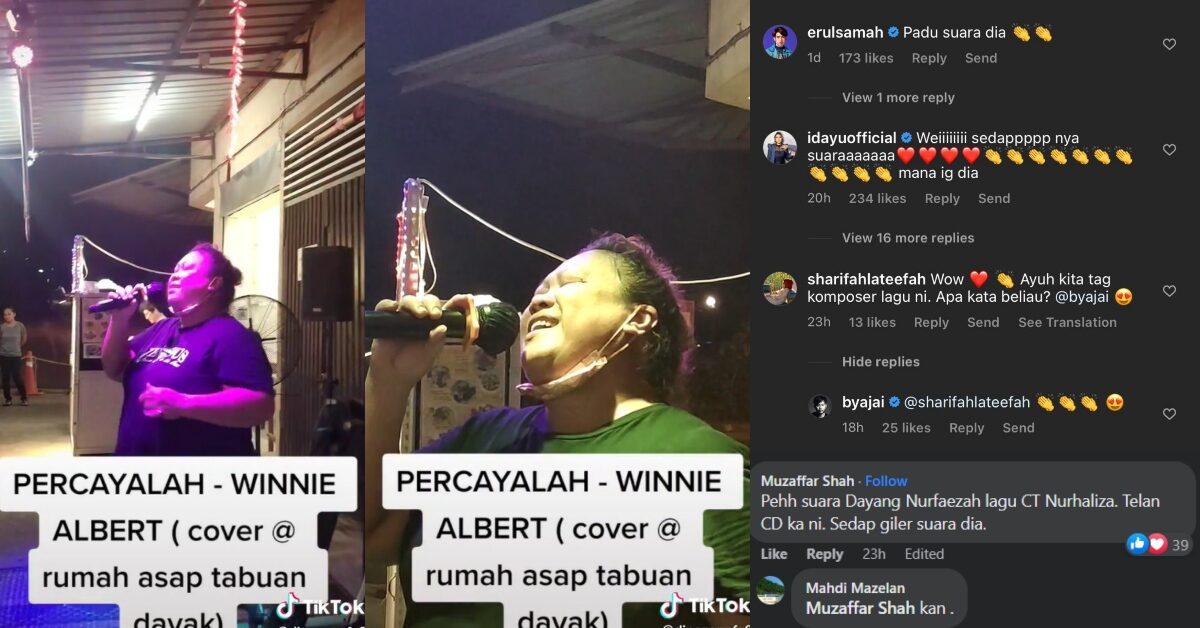 'Telan CD Ka Ni?'- Menyanyi Di Rumah Asap Artis Tempatan Sarawak Ini Dipuji